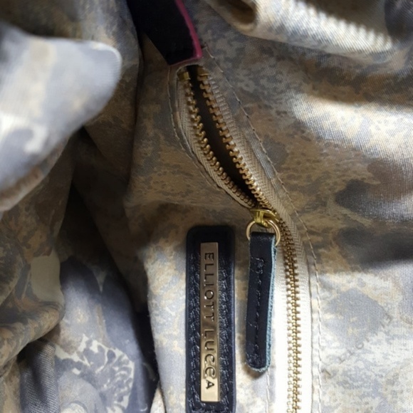 Elliott Lucca Black Leather Handbag with Tassel - Picture 7 of 8